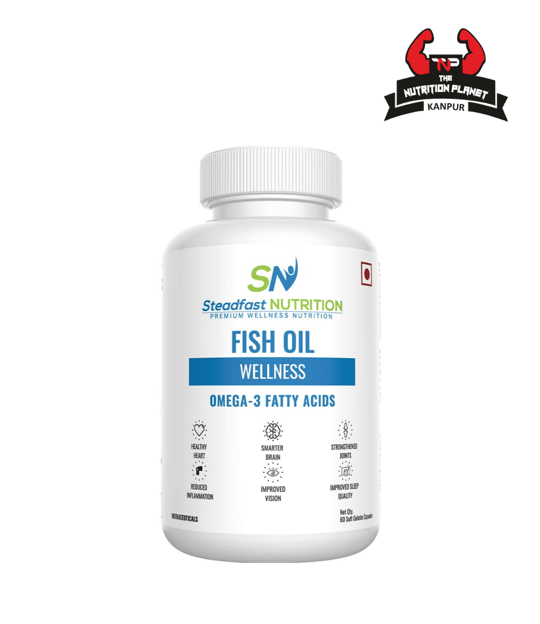 Steadfast Nutrition Omega 3 Fish Oil Capsule 1000mg | 60 Softgel Capsules